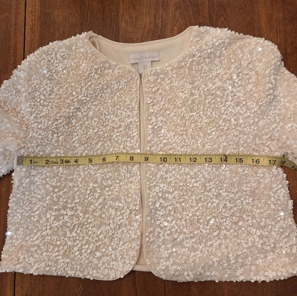 House of Harlow 1960 Cream Sequined Cardigan Size S NWOT - Picture 10 of 13